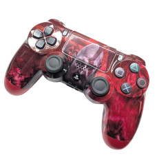 Беспроводной геймпад PlayStation Dualshock 4 v2 для PS4 God of War red