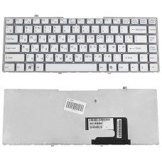 Клавиатура для ноутбука SONY (VGN-FW series) rus, white, без фрейма