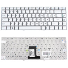 Клавиатура для ноутбука SONY (VPC-EA series) rus, white, без фрейма