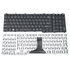 Клавіатура для Toshiba Satellite C650, C655, C660, C660D, C665, C665D, C670, L650, L655, L670, L750, L755, L755D, L770 (RU Black матова)
