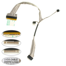 Шлейф матрицы для ноутбука TOSHIBA (L310, M300, M305, M331, M332, M333, M334, M335, M336 ), LED, разъем под камеру (DDOTE1LC000)