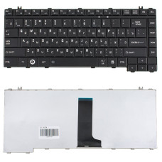 Клавиатура для ноутбука TOSHIBA (A200, A205, A300, A350, M200, M300, M305, M500, M505, L300) rus, black (chiclet)