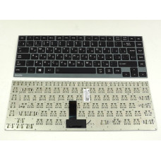 Клавиатура для Toshiba U840, U845  ( RU Black серая рамка) оригинал