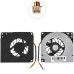 Оригинальный вентилятор для ноутбука TOSHIBA Satellite P100, P105, P160, DC 5V 0.24A, 3pin (BRUSHLESS UDQFRPR53CQU) (Кулер)