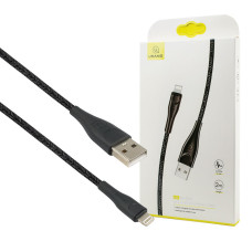 Кабель Usams US-SJ394 U41 Lightning Braided Data and Charging Cable 2m Black