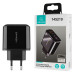 Зарядное устройство Usams US-CC085, T23, QC3.0+PD3.0, 18W, Digital Display, black (CC85TC01)