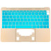 Верхняя крышка для ноутбука APPLE (A1534 (2016-2017)), gold, small enter