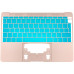 Верхняя крышка для ноутбука APPLE (A1534 (2016-2017)), rose gold, big enter