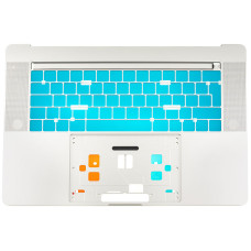 Верхняя крышка для ноутбука APPLE (A1990 (2018)), silver, big enter