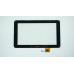 Тачскрин (сенсорное стекло) для Wolder Mitab Iron 9, QSD E-C9011-01, 9", внешний размер 236*143 мм, рабочая часть 198*116 мм, черный