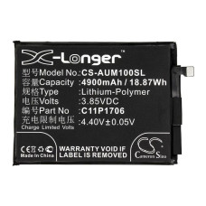 X-Longer батарея Asus C11P1706 (X-Longer CS-AUM100SL) 4900 mAh