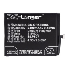 X-Longer батарея OnePlus BLP607 (X-Longer CS-OPA300SL) 2400 mAh