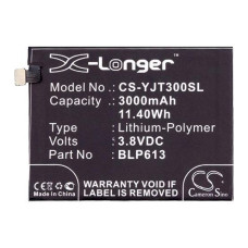 X-Longer батарея OnePlus BLP613 (X-Longer CS-YJT300SL) 3000 mAh