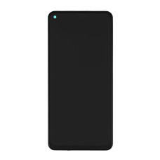Дисплей для смартфона (телефона) Xiaomi Redmi Note 9 4G, Redmi 10x 4G, MIDNIGHT GRAY (в сборе с тачскрином)(с рамкой)(Service Original)