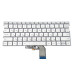 Клавіатура для Xiaomi MI Air 13.3" TM1704 TM1703 TM1613R TM1604 (RU Silver з підсвіткою) 9Z.ND7BW.001 MK1000000576