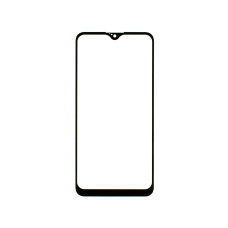 Стекло корпуса с рамкой для Xiaomi Redmi 8, black, (ОРИГИНАЛ)