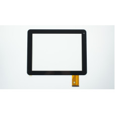 Тачскрин (сенсорное стекло) для Yuandao Window N90, PB97DR8073-04, 9,7", внешний размер 236*184 мм, рабочая часть 197*148мм, 54 рin, черный