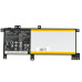 Original 5000mAh 7.6V C21N1508 акумулятор для ASUS X456U X456UA X456UB X456UF X456UJ X456UR X456UV A456U F456U F456UV K456U R457U