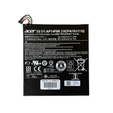 Original батарея AP14F8K для  Acer Iconia Tab A1-840 A1-850 A1-860 One 8 B1-810 B1-820 B1-830  3.8V 4550mAh (17.2Wh)
