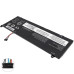 Акумулятор L19C4PDB для Lenovo ThinkBook 14s Yoga ITL / 14 G2 ARE — 15.44V, 3000мАг (Чорний)
